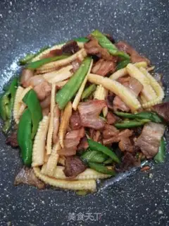 Make Corn fried meat step 5