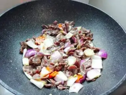 Make Onion beef step 4