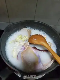 Make Crab congee step 8