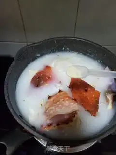 Make Crab congee step 9