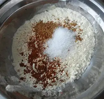 Make Black sesame sofa pancakes step 2