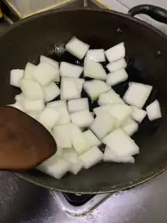 Make Tomato ham step 1