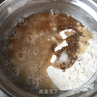 Make Black sesame sofa pancakes step 3