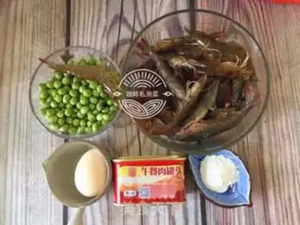 Make Peas shrimp step 0