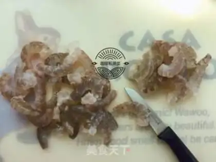 Make Peas shrimp step 1