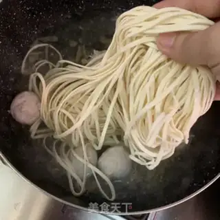Make Meatball noodles step 5