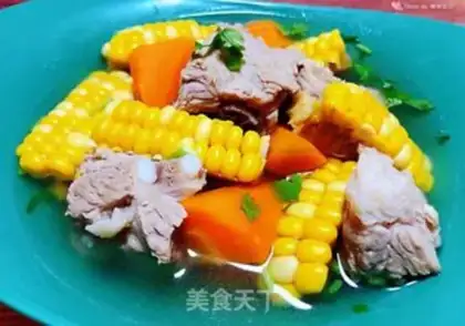 Make Corn carrot steak soup step 9