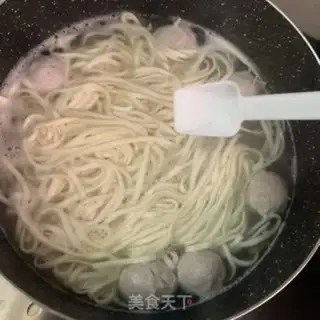 Make Meatball noodles step 6