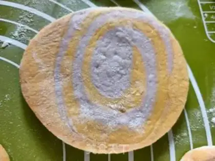Make Spiral bean bag step 13