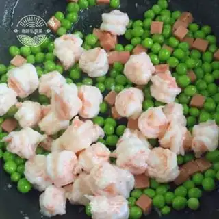Make Peas shrimp step 15