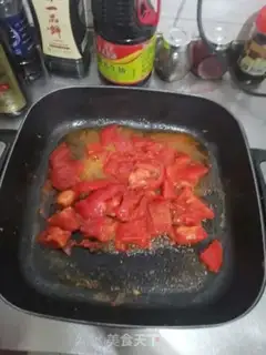 Make Potato egg pepper noodles step 3