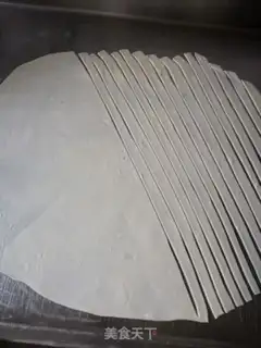 Make Hands on egg noodles step 6