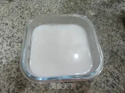 Make Homemade coconut juice jelly step 4
