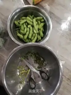 Make Salted peas step 0