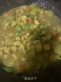 Make Curry potato chicken step 9