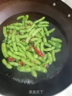 Make Salted peas step 2