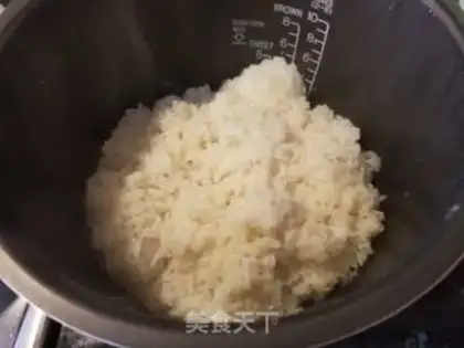 Make Big crabs steam rice step 0