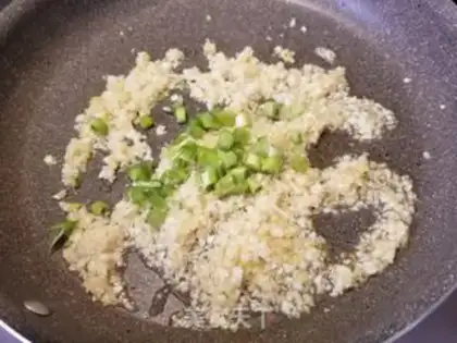 Make Big crabs steam rice step 7