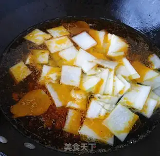Make Crab yellow shrimp noodles step 5
