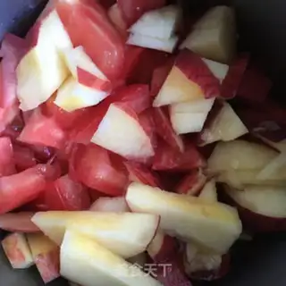 Make Tomato peach juice step 3