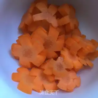 Make ♪ The sweet pea carrots ♪ step 4