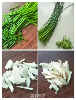 Make Dried tofu sprouts and sprouts step 2