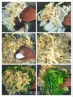 Make Dried tofu sprouts and sprouts step 4