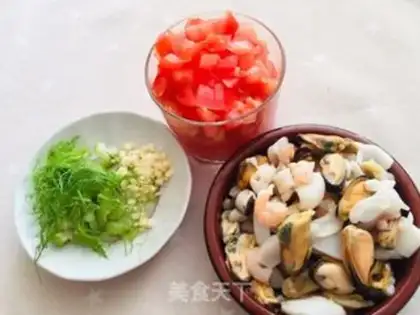 Make Seafood pasta step 0