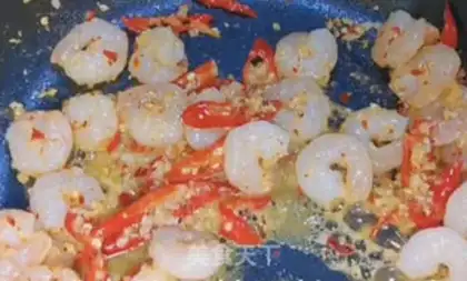 Make Spicy shrimp step 4