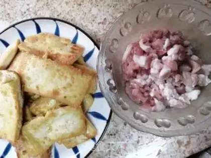 Make Meat and tofu step 6