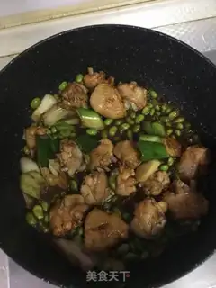 Make Soybeans with chicken wings step 6