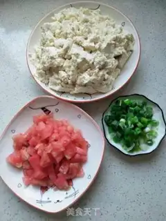 Make Homemade tomato chicken tofu step 2
