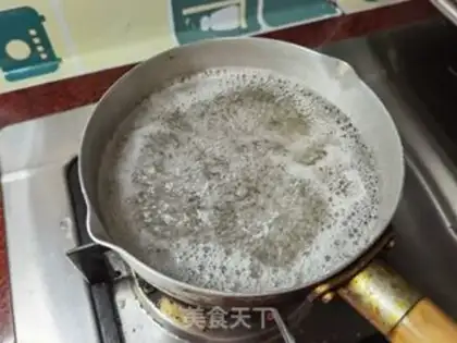 Make Orange ice cream crystal powder step 3