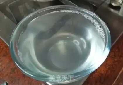 Make Orange ice cream crystal powder step 4
