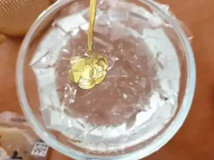 Make Orange ice cream crystal powder step 5