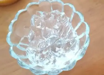 Make Orange ice cream crystal powder step 6