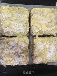 Make Blueberry rock cheese toast step 4