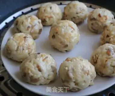 Make Radish mushroom meatballs step 6