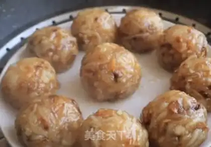 Make Radish mushroom meatballs step 7