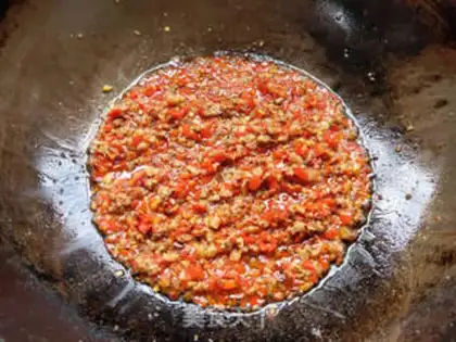 Make Meat and pepper sauce step 6