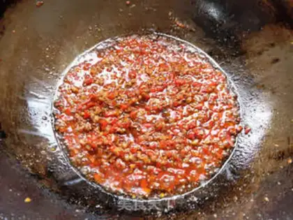 Make Meat and pepper sauce step 7