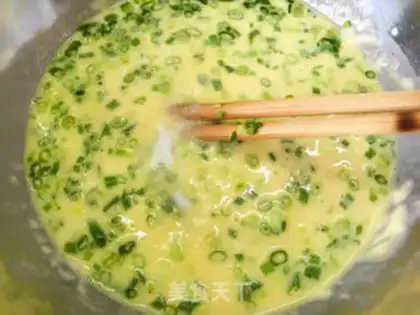 Make Egg pancakes step 4