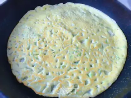 Make Egg pancakes step 8