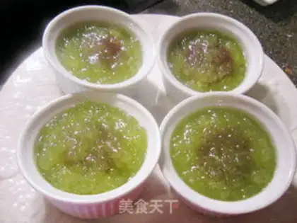 Make Tea crystal bean sand step 7