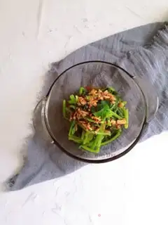 Make Garlic spinach step 7