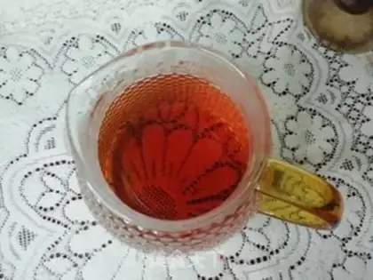 Make Bronze berries, honey tea step 0