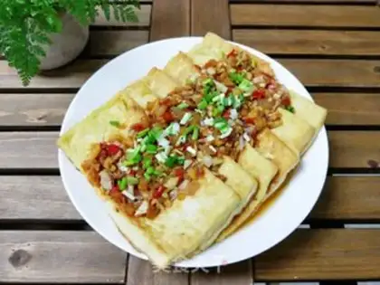 Make Garlic tofu step 9