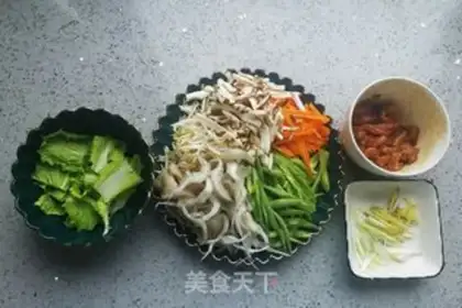 Make Bean-fruit noodles step 0