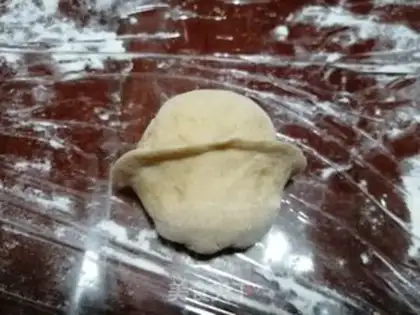 Make Red sugar walnut bag step 9