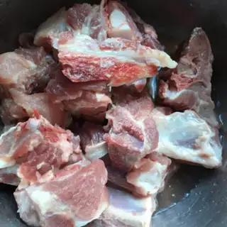 Make A pot of pottery steak corn soup step 0